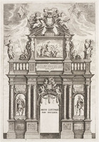 KG 14436
<br/>
Façade van het Portugese huis te Antwerpen
<br/>
<em>Thulden, Theodor van (1606-1669)</em>